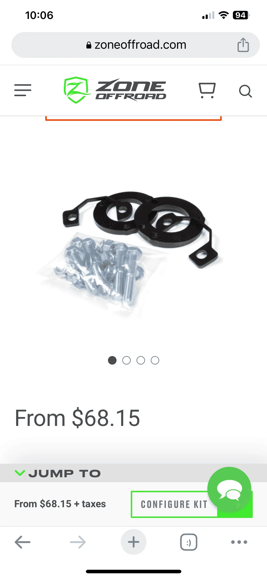 Ford Bronco Zone 1” Level kit $60 B0C32A48-B8E9-471B-A0B8-966B4143FB9D