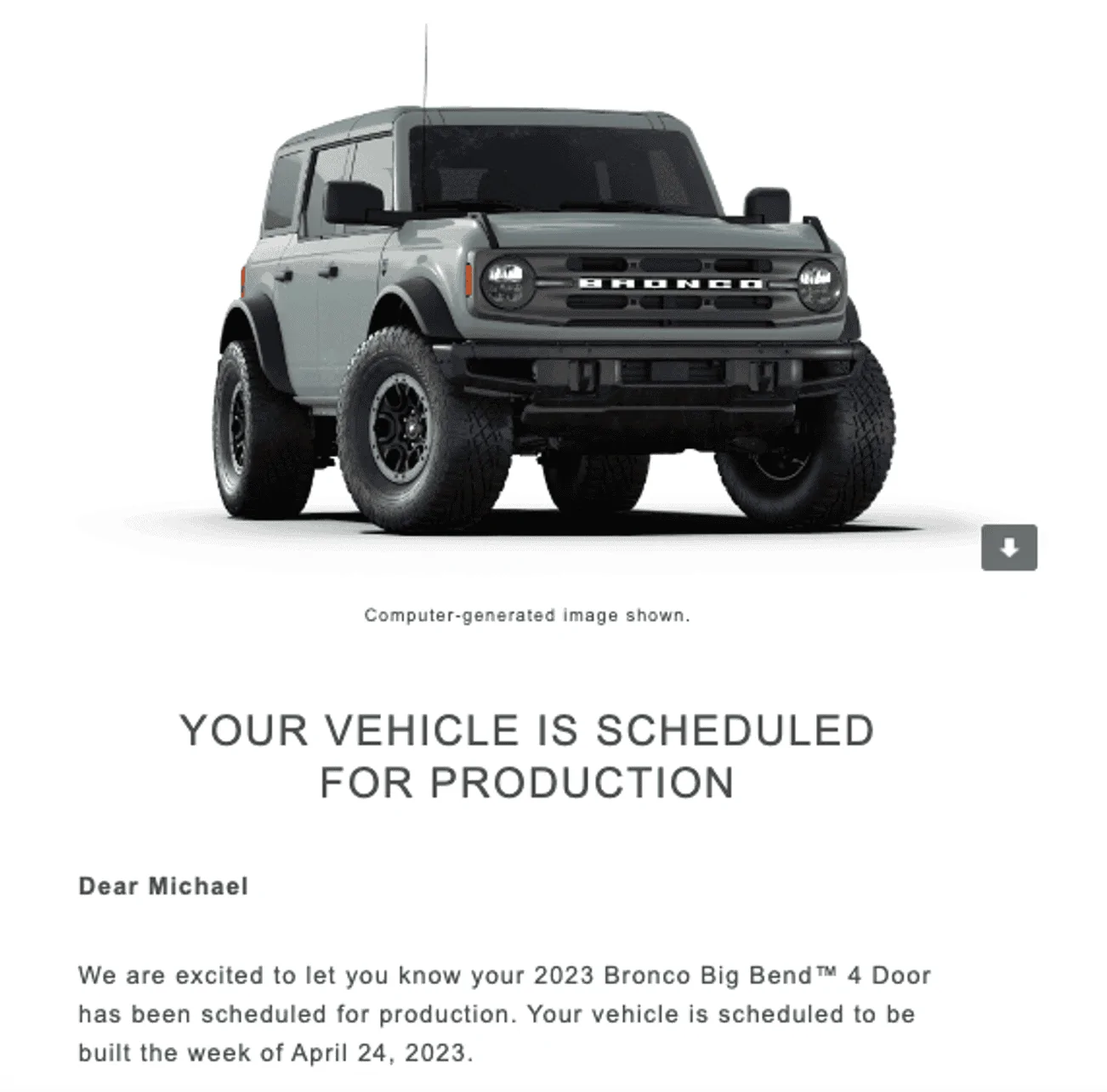 Ford Bronco 📬 3/23 Scheduling Emails Now Arriving! 1679582375442
