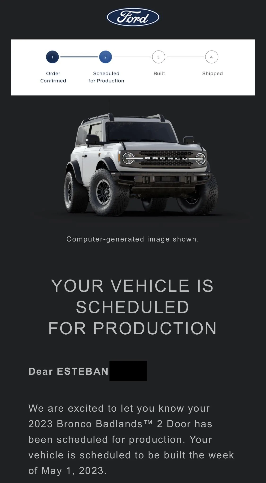 Ford Bronco 📬 3/23 Scheduling Emails Now Arriving! 1679584161172