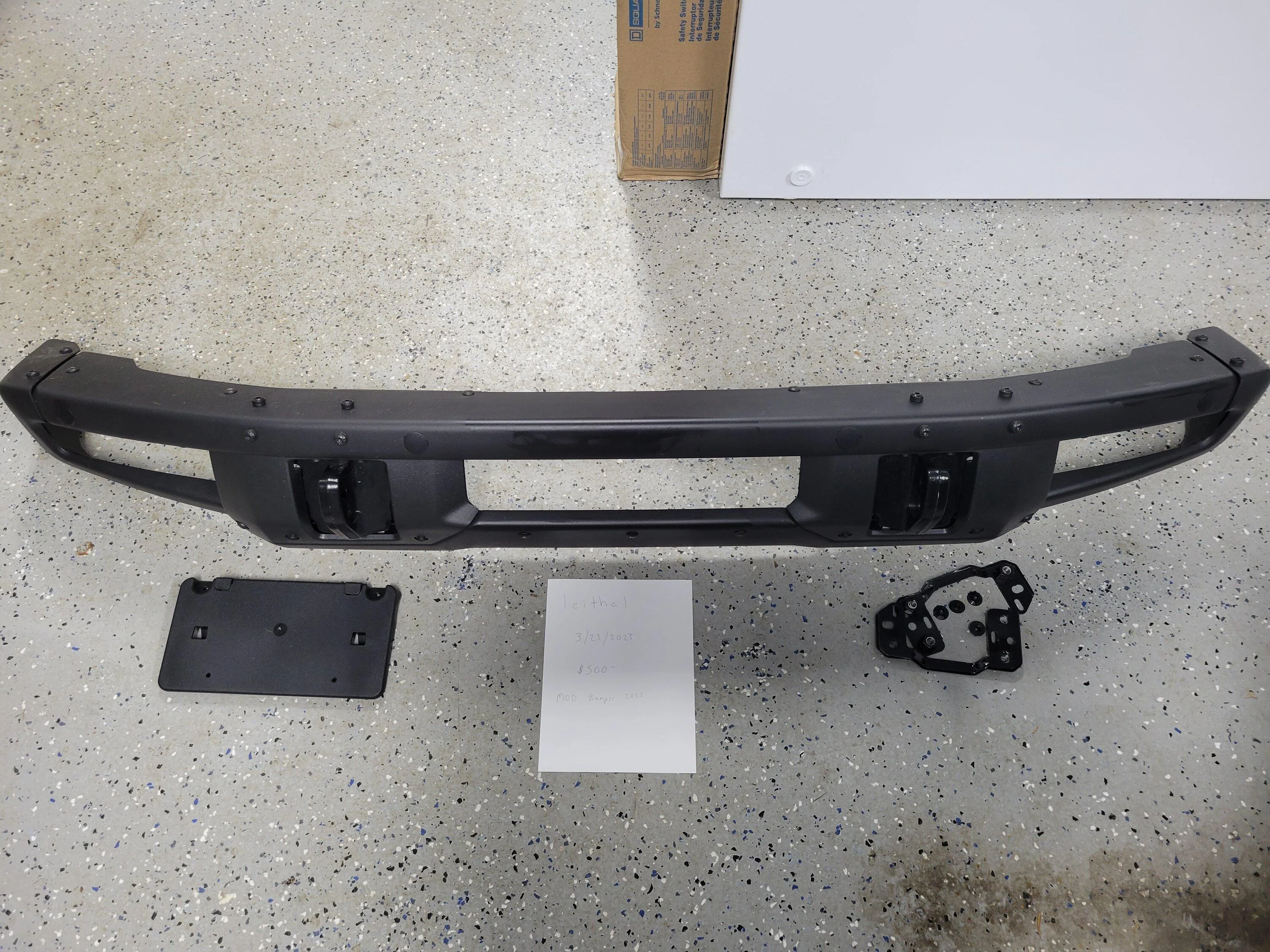 Ford Bronco MOD Bumper w/parking sensor holes 1679603661954