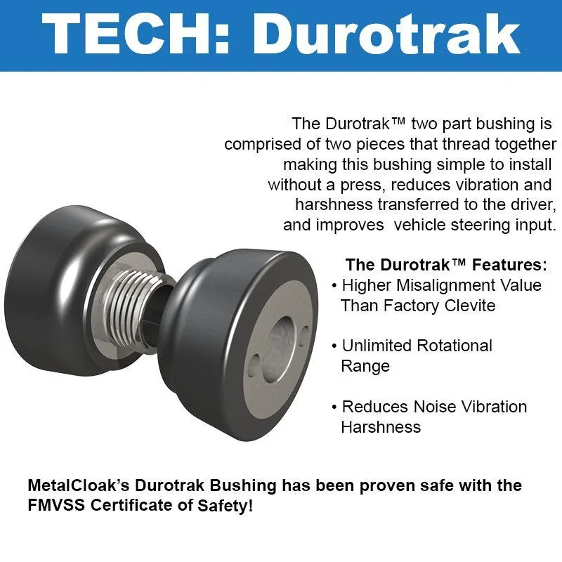 Ford Bronco Metalcloak's Durotrak Rear Track Bar Now Available... durotrak-bushing-tech_4_2