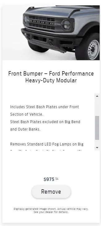 Ford Bronco Are some modular bumpers still coming with plastic bash plates? 1679671840459