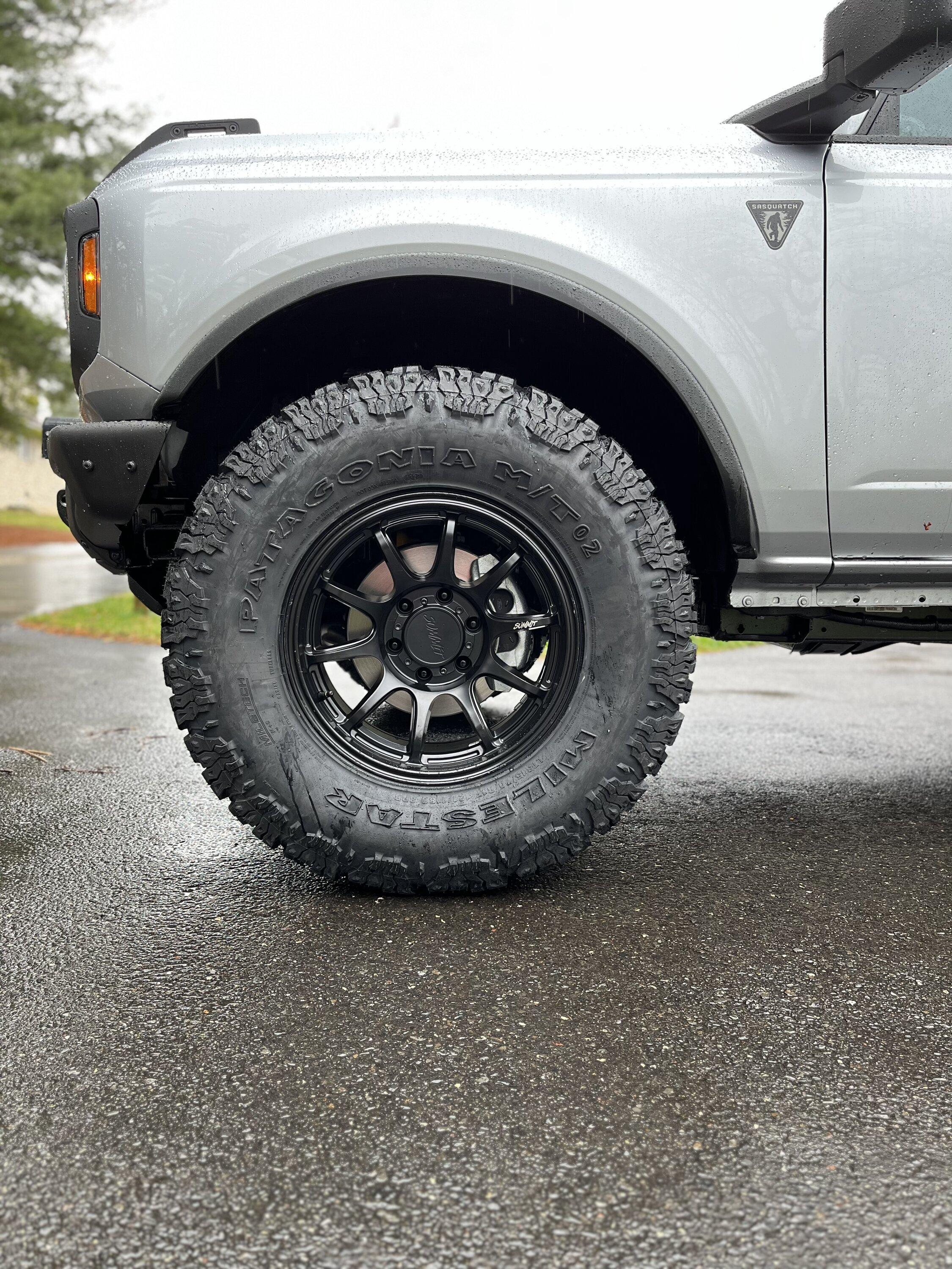 Ford Bronco Show us your installed wheel / tire upgrades here! (Pics) B57C8DF5-B2BB-44BB-B764-048DACCD3C9F