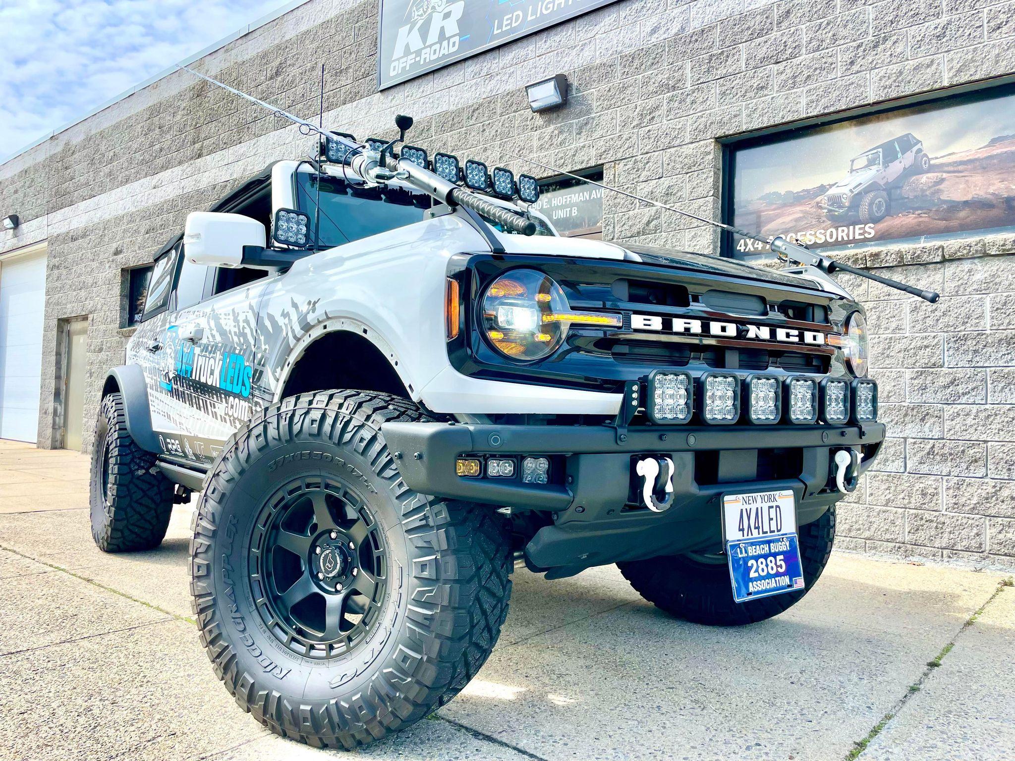 Ford Bronco Morimoto XB Headlights Installed | PHOTOS XB-9
