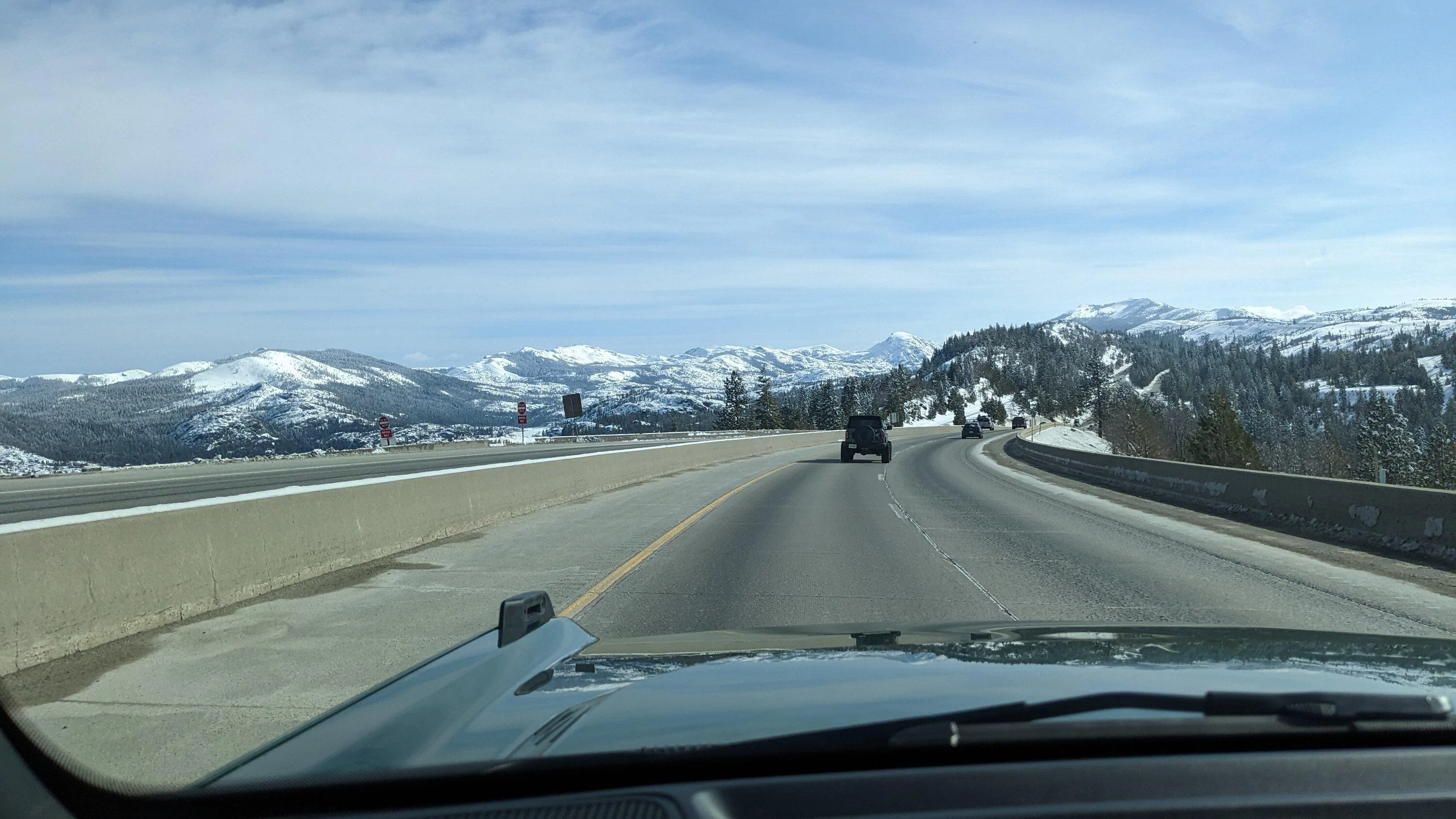 Ford Bronco Bucking Broncos Bust'in Loose in Snow Eagle Lake, Fordyce Trails PXL_20230325_165113810