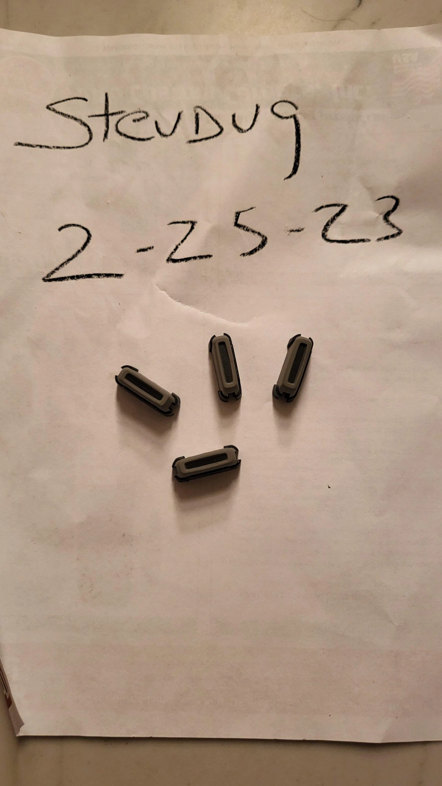 Ford Bronco Gray grab handles and vent tabs 20230325_201308