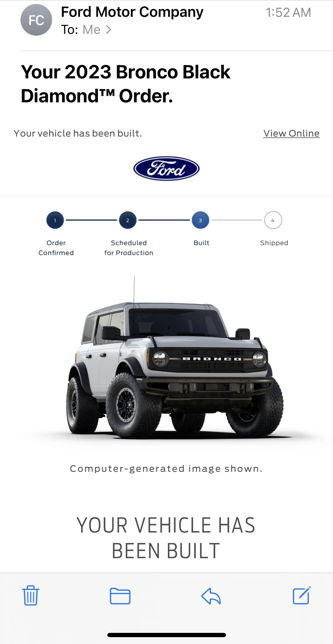 Ford Bronco Finally! 826 days later, it’s built! 4B452D4F-905B-4967-9B35-48FAB615E2A9