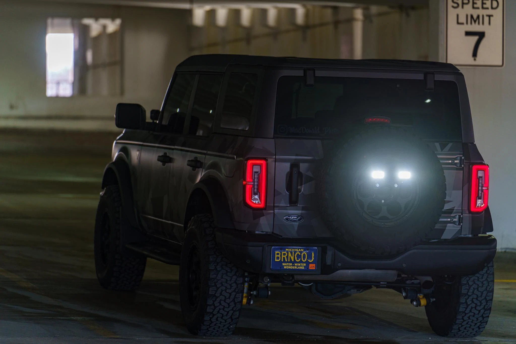 Ford Bronco Diode Dynamics Stage Series Reverse Lights installed -- my review JBronDDLghts1_FB