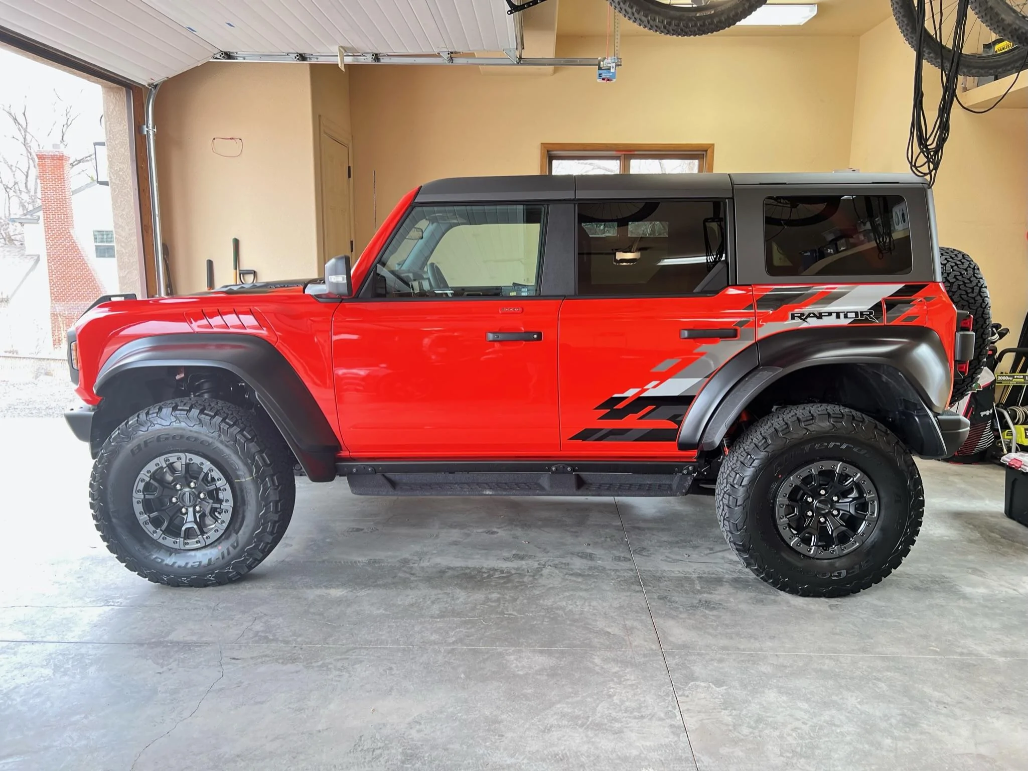 Ford Bronco Code Orange Bronco Raptor with XPEL PPF and XPEL Stealth on the Flares 758ABDCF-338A-4F29-904E-97493370F1D8