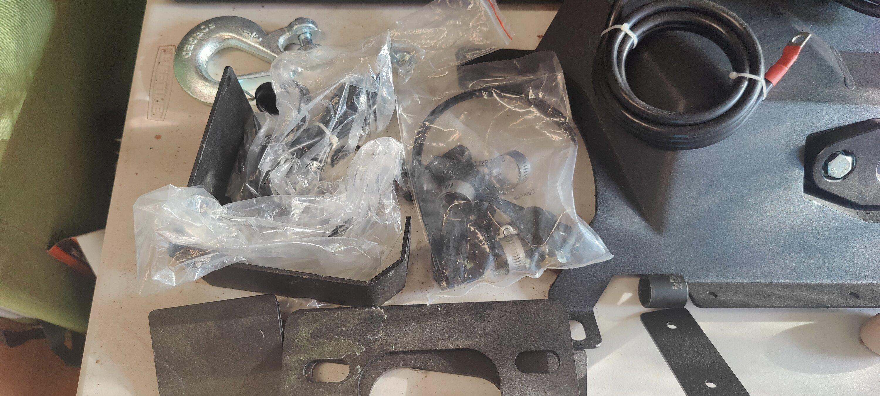 Ford Bronco FS Rough Country hidden winch mount. IMG20230326175848