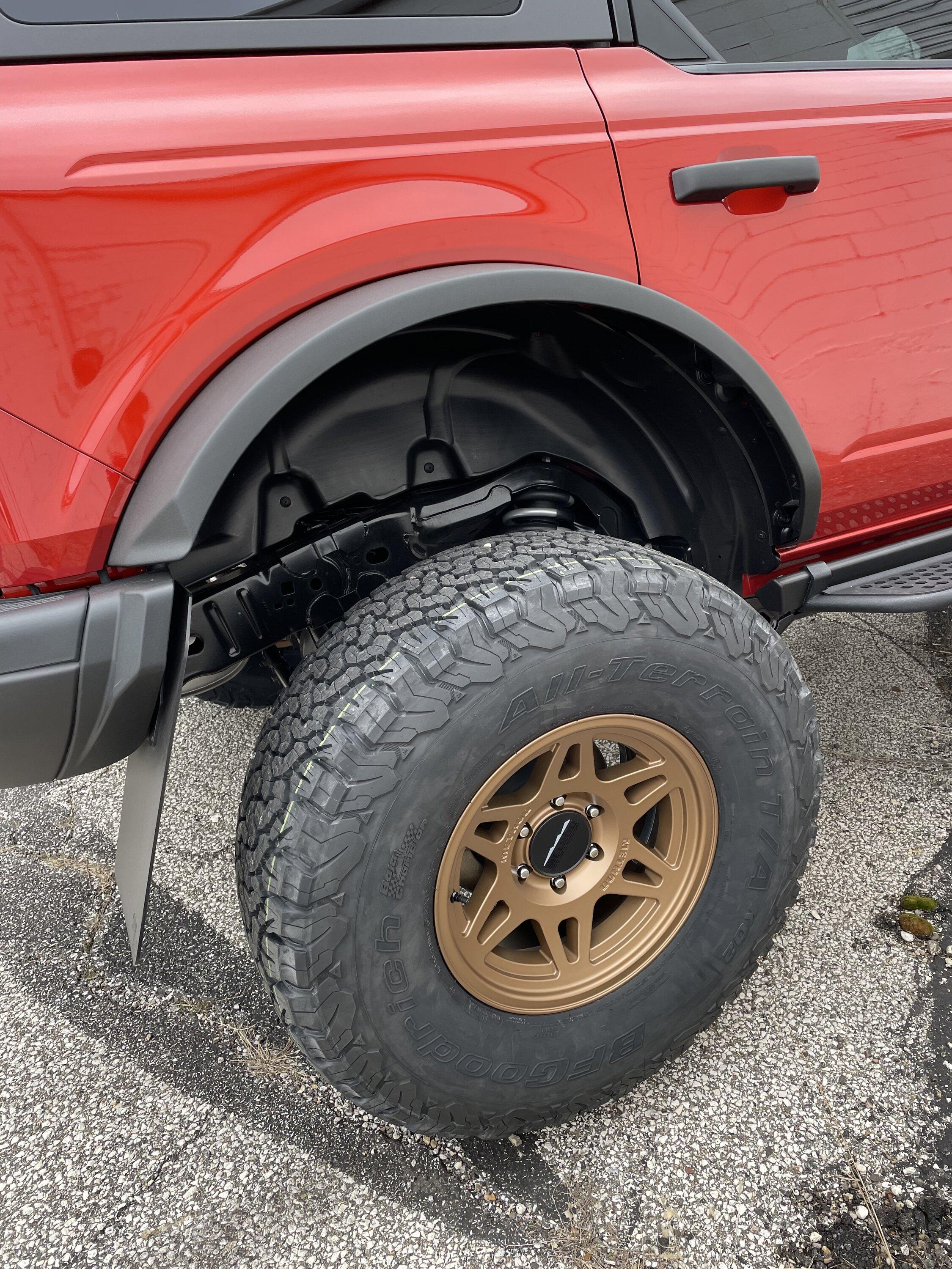 Ford Bronco Show us your installed wheel / tire upgrades here! (Pics) A8A90048-0F59-4288-8156-C576EAE5B06D
