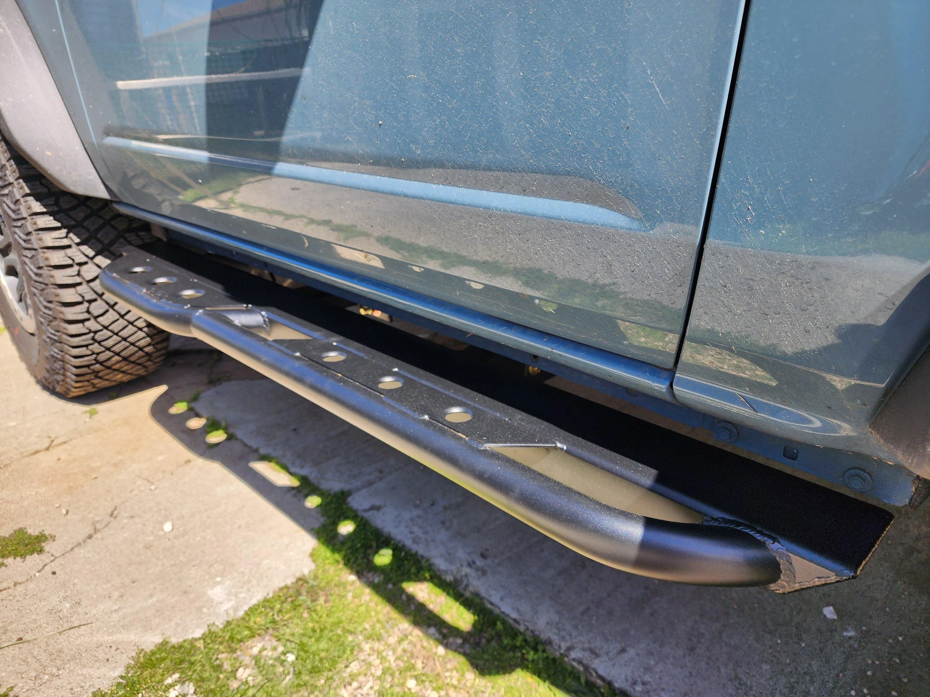 Ford Bronco Metal-Tech 2-Door Bronco Rock Sliders installed 20230326_111855