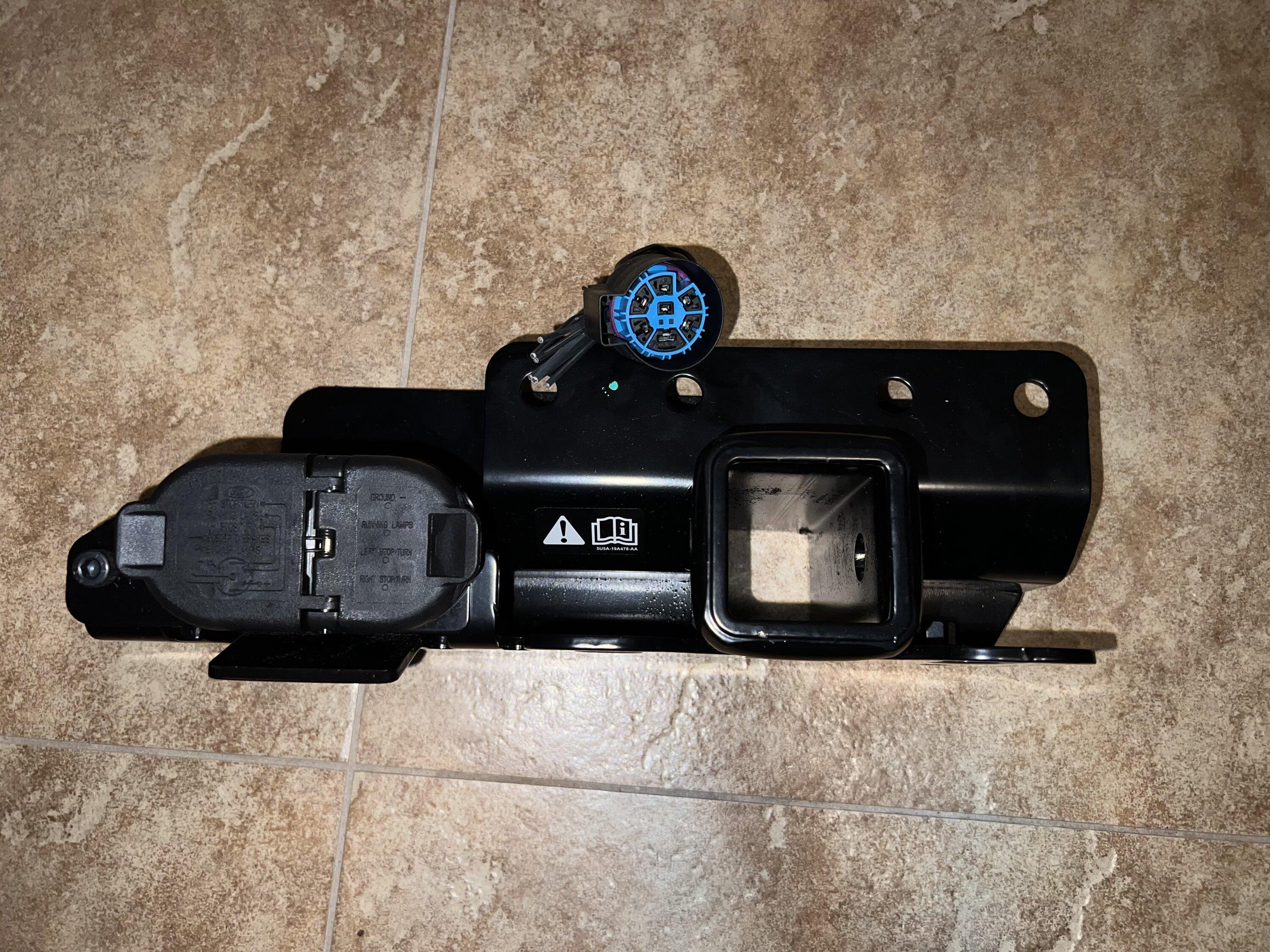Ford Bronco Non-tow package tow package installed hitch