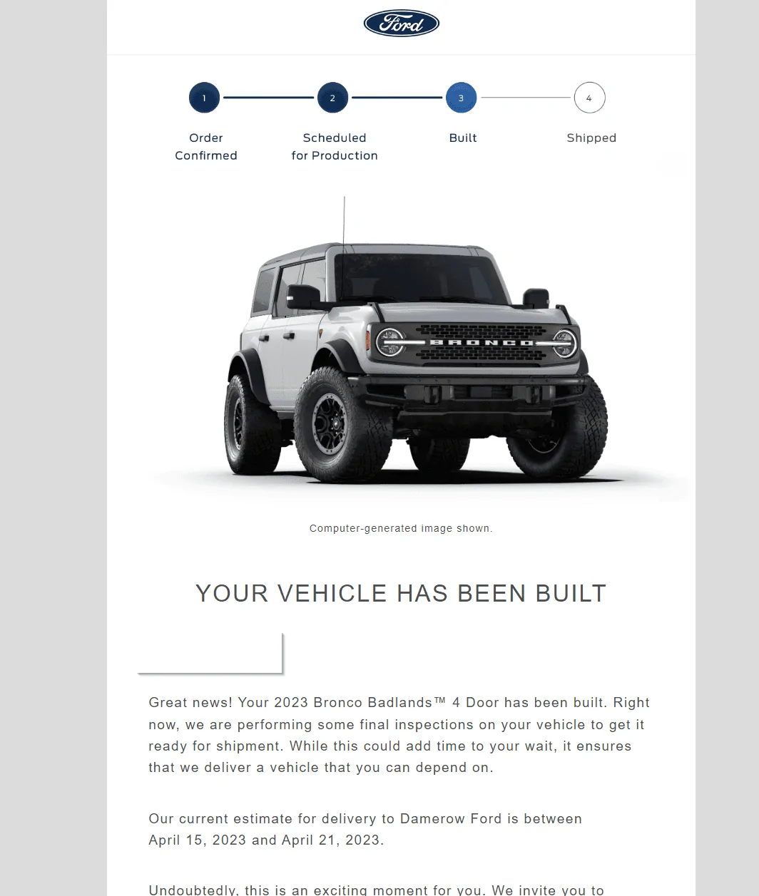 Ford Bronco 3/20/2023 Build Week with spreadsheet 2023-03-27 10_49_58-Inbox (20,030) - baustin.berry@gmail.com - Gmail