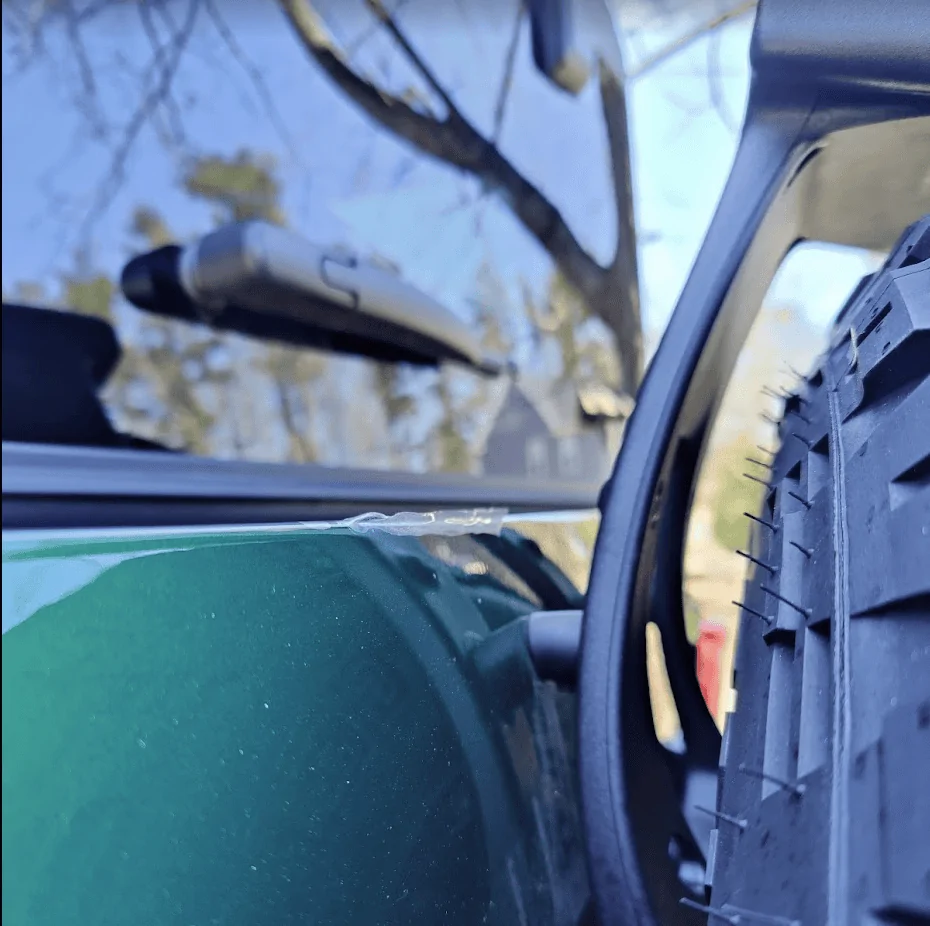 Ford Bronco Does your tailgate brush the window when you close it? 1679943008131