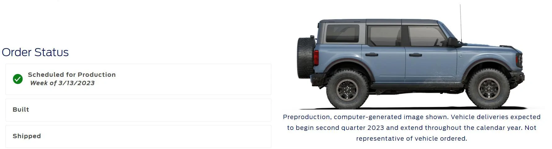 Ford Bronco 03/13/2023 Build Week Bro_2023_7_1