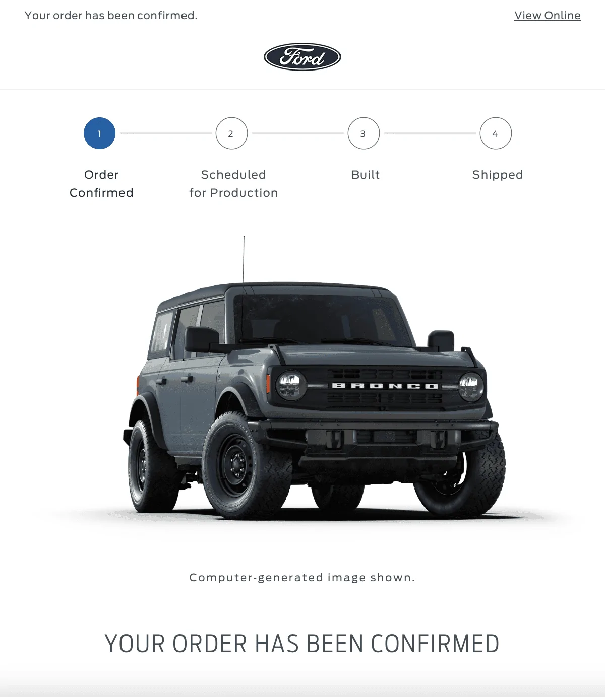 Ford Bronco Placed my 2023 Bronco Order! ... Post Yours! Screen Shot 2023-03-27 at 4.36.25 PM
