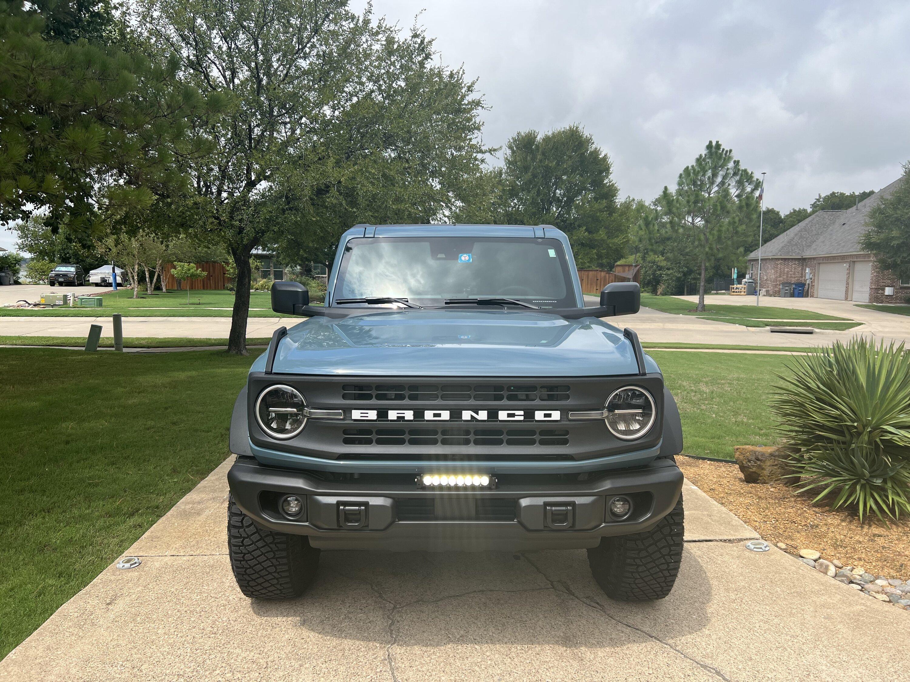 Ford Bronco Black Diamond Bronco Car Camping Build light