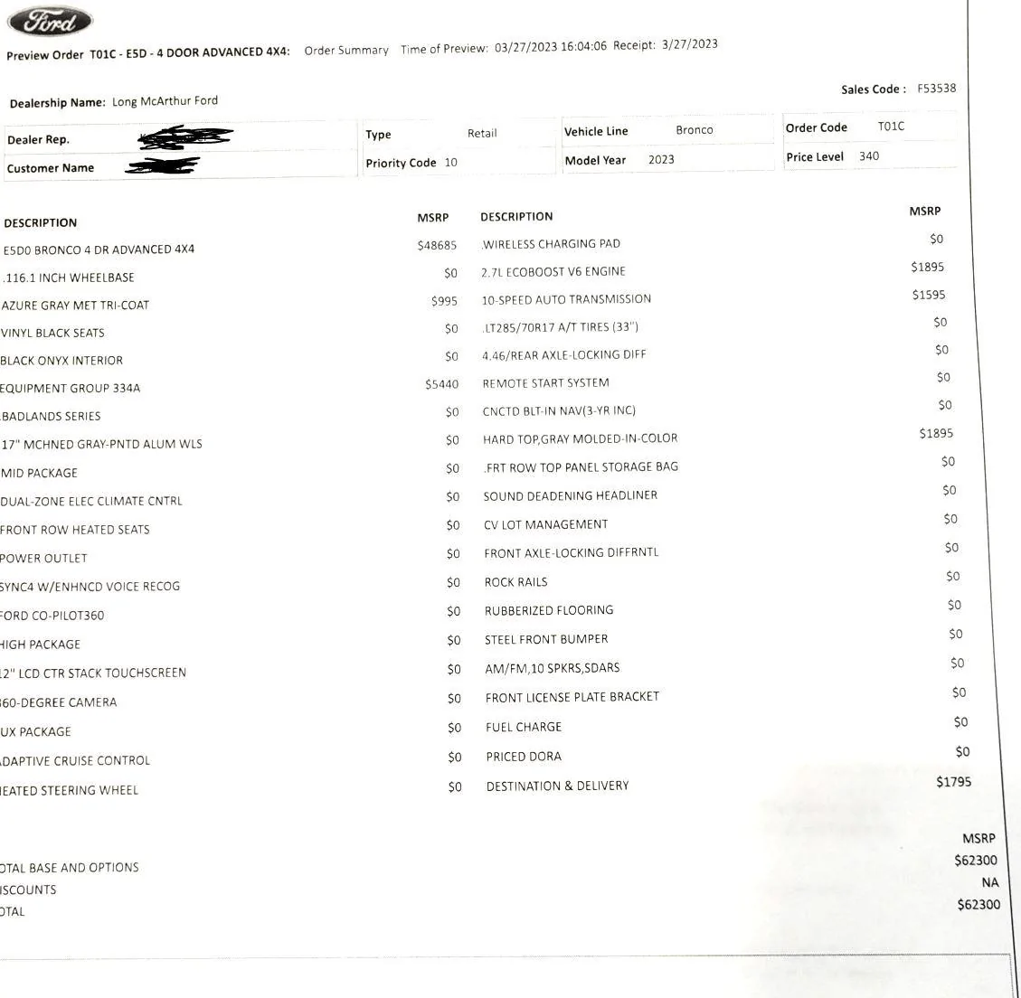Ford Bronco Placed my 2023 Bronco Order! ... Post Yours! broncoorder