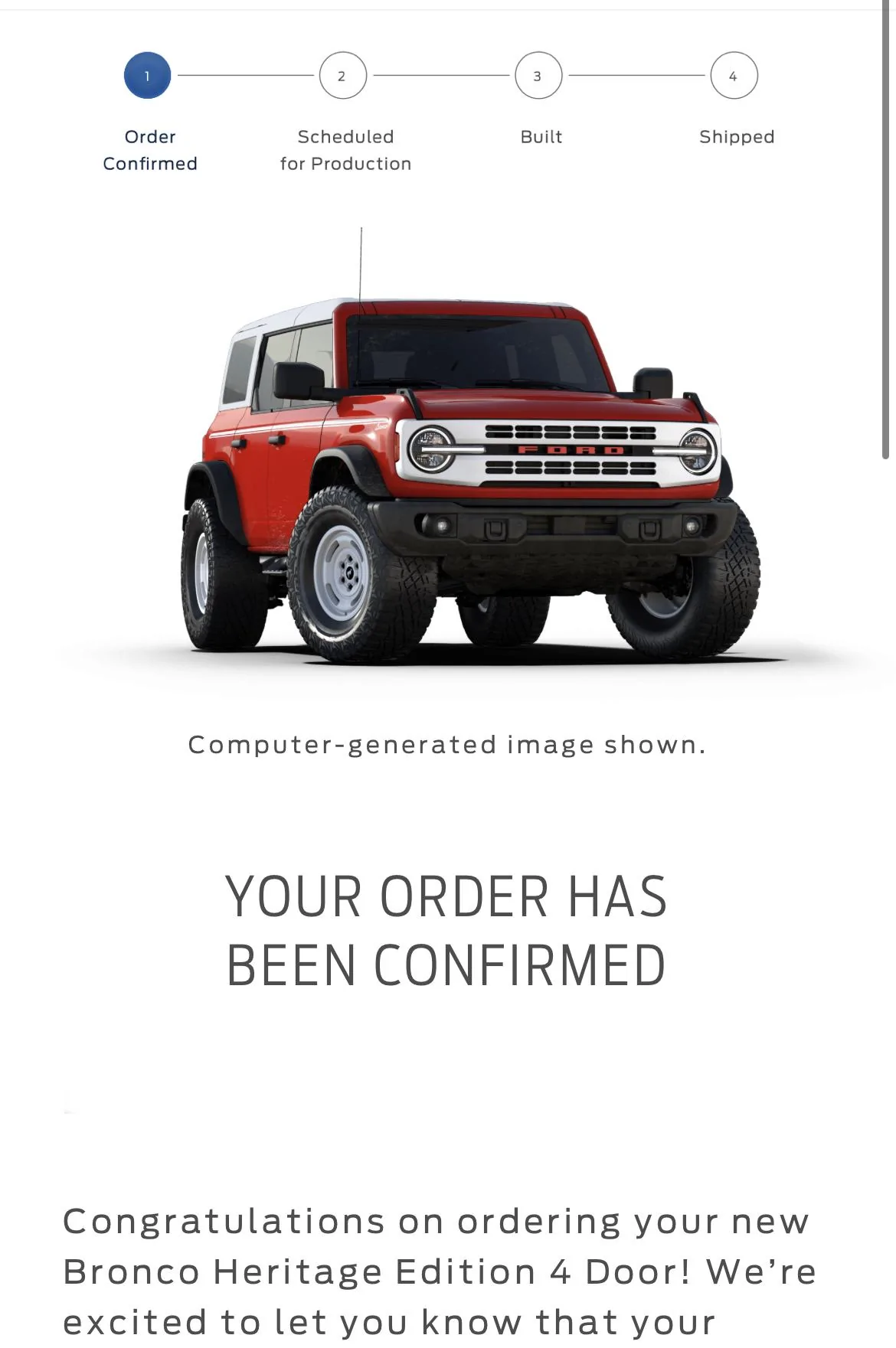 Ford Bronco Placed my 2023 Bronco Order! ... Post Yours! IMG_9037