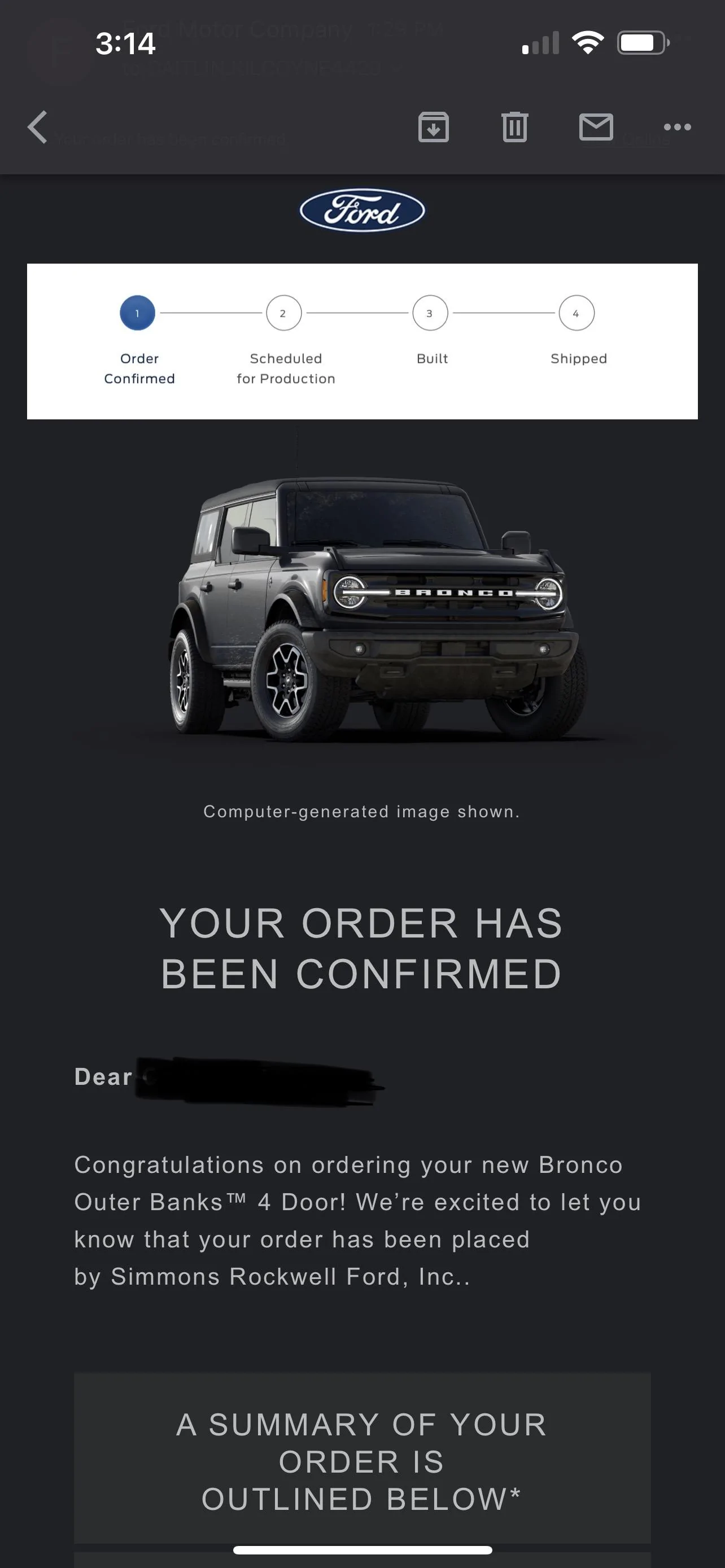 Ford Bronco Placed my 2023 Bronco Order! ... Post Yours! 1EB0EC88-C325-4FB1-ACB5-B47C17B53979