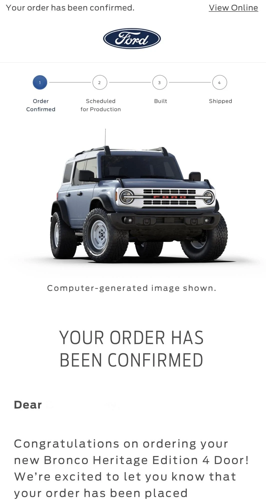Ford Bronco Placed my 2023 Bronco Order! ... Post Yours! 7907B42F-F057-4162-8E2E-846BEA15EE34