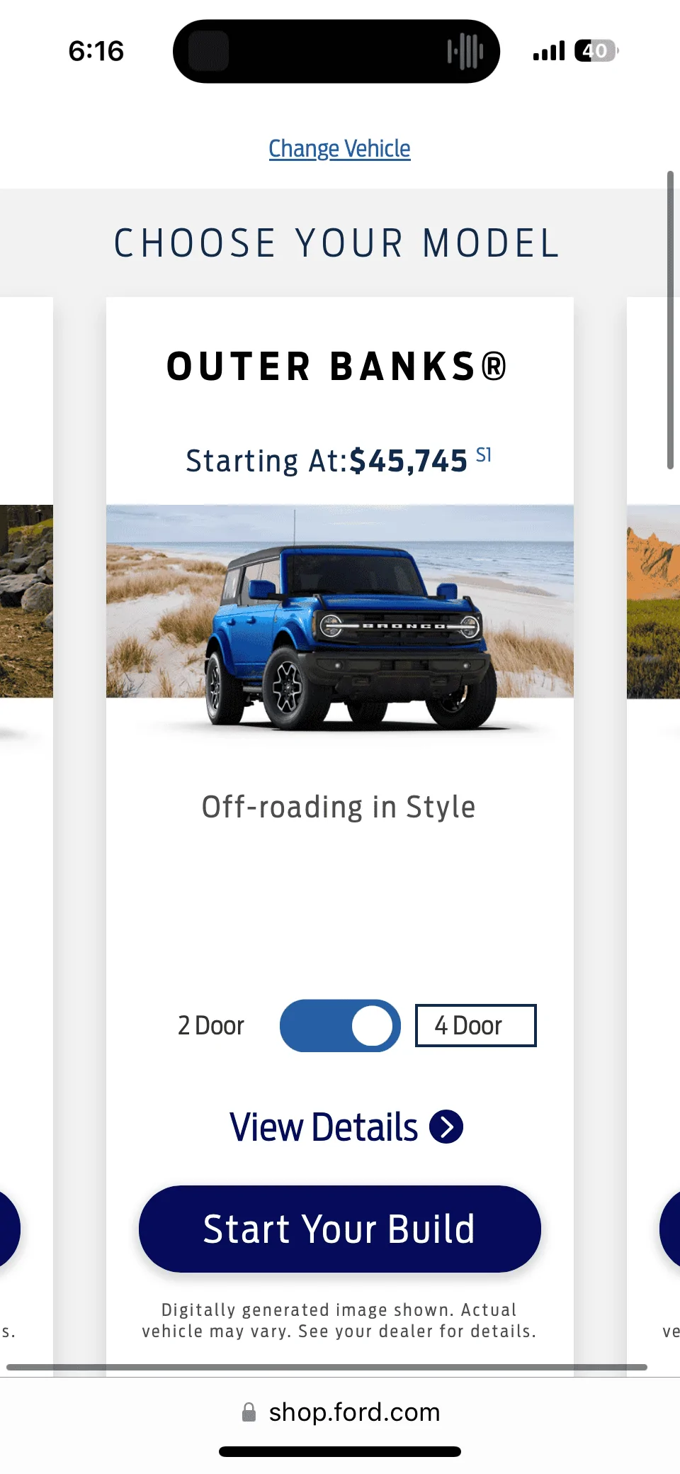 Ford Bronco Outer banks 2 door cheaper than 4 door? 0220D5B5-3791-44CE-9359-7F5A4221B08B