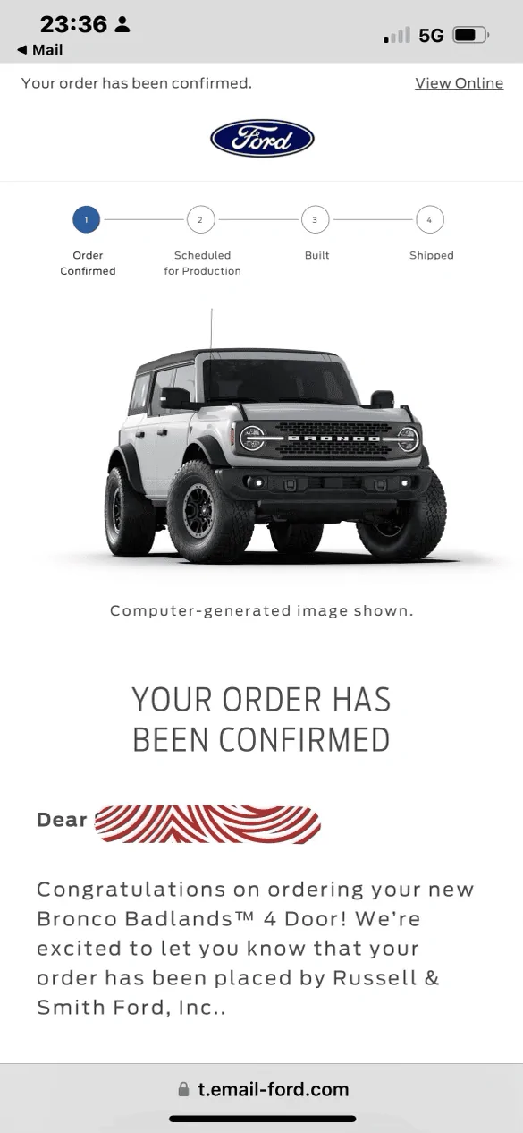 Ford Bronco Placed my 2023 Bronco Order! ... Post Yours! tempImage2Pps2C