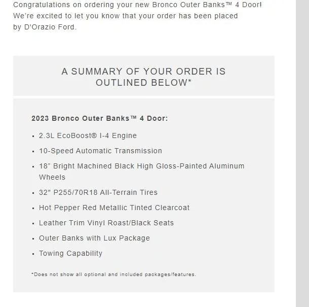 Ford Bronco Placed my 2023 Bronco Order! ... Post Yours! 2