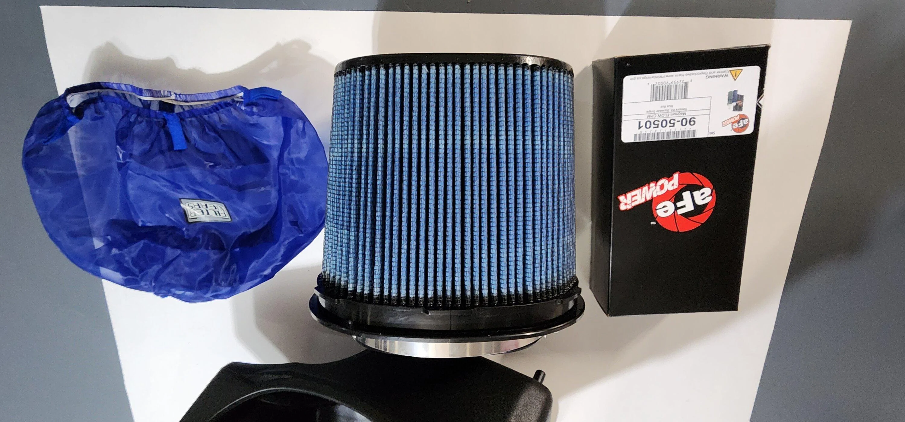 Ford Bronco Afe power 2.3 intake blue filter $360 20230314_113606
