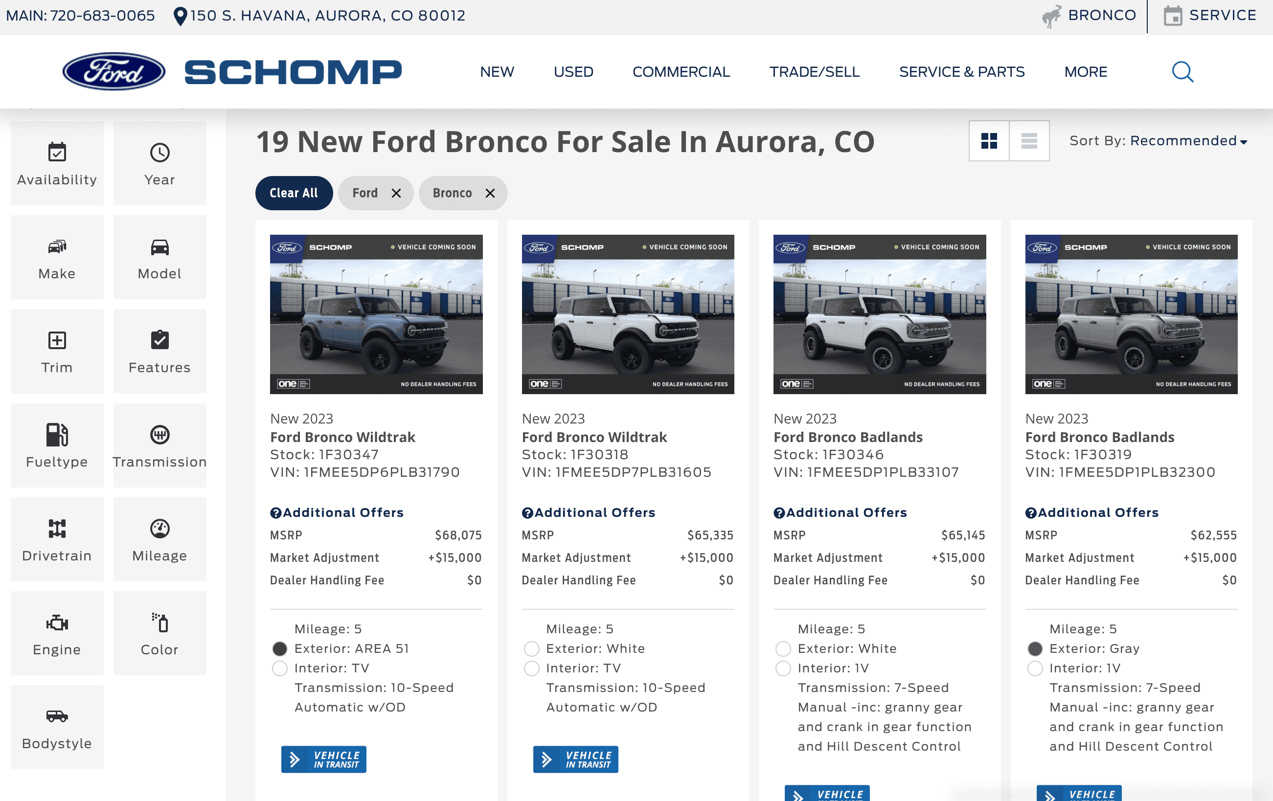 Ford Bronco Double dipping ADM Screenshot 2023-03-28 at 10.32.41 AM