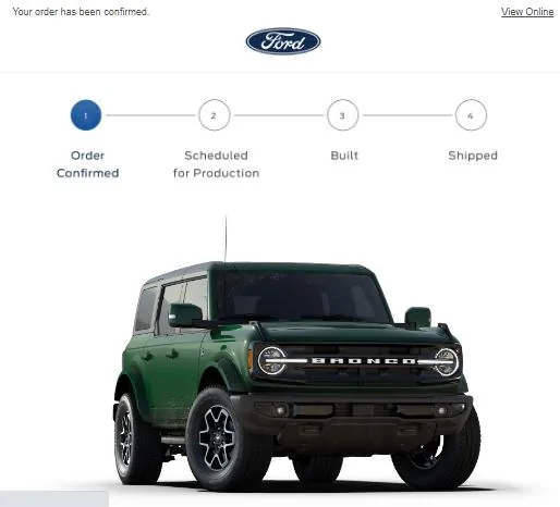Ford Bronco Placed my 2023 Bronco Order! ... Post Yours! OBX PG1
