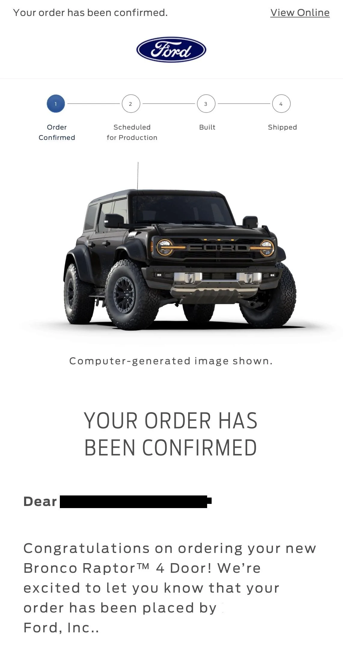 Ford Bronco Placed my 2023 Bronco Order! ... Post Yours! F9358F82-5F27-4DF0-B367-82457701B8EE