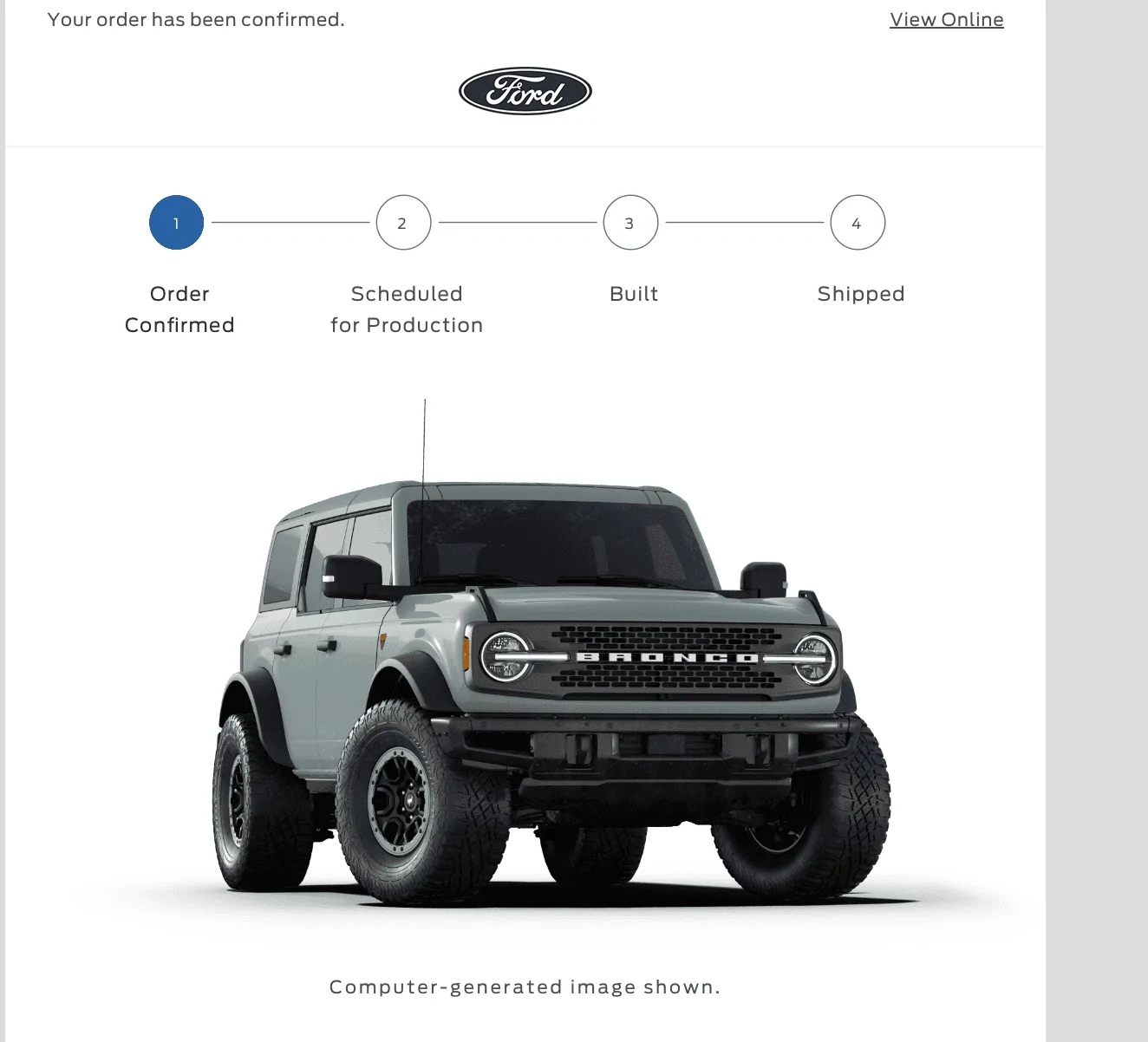 Ford Bronco Placed my 2023 Bronco Order! ... Post Yours! Screenshot 2023-03-28 at 3.12.52 PM