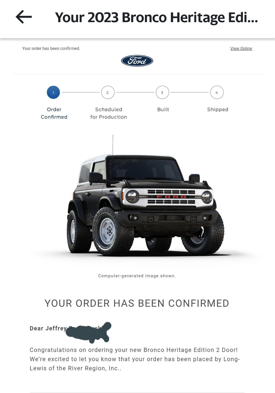 Ford Bronco Placed my 2023 Bronco Order! ... Post Yours! bronco