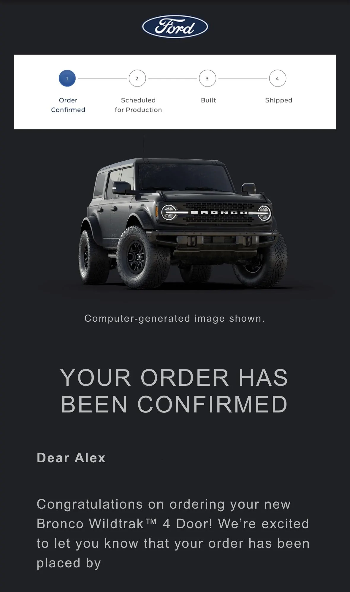 Ford Bronco Placed my 2023 Bronco Order! ... Post Yours! 26FD85FA-6279-49B3-B16F-7185EBC339AE