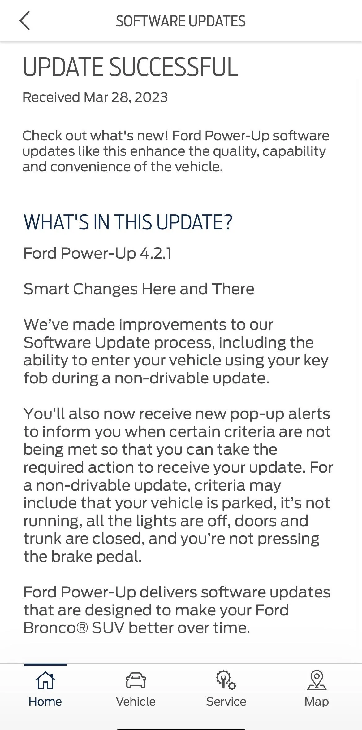 Ford Bronco Ford Pass App not updating; not seeing network Ford Pass Updat