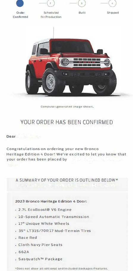 Ford Bronco Placed my 2023 Bronco Order! ... Post Yours! 1680183291774