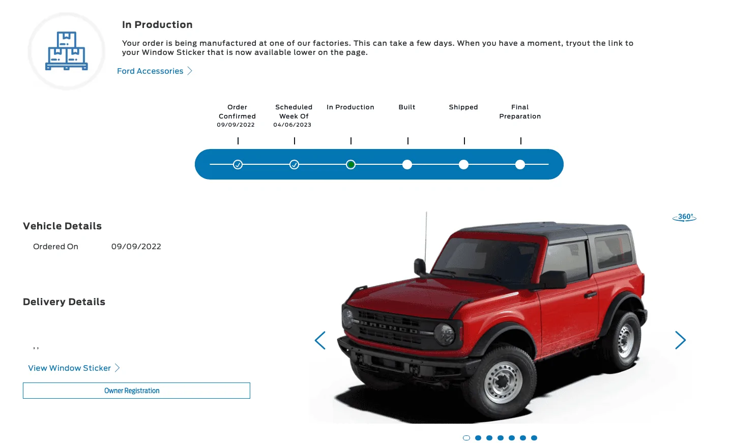 Ford Bronco 3-27-2023 Build week Screenshot 2023-03-30 at 12.43.42 PM