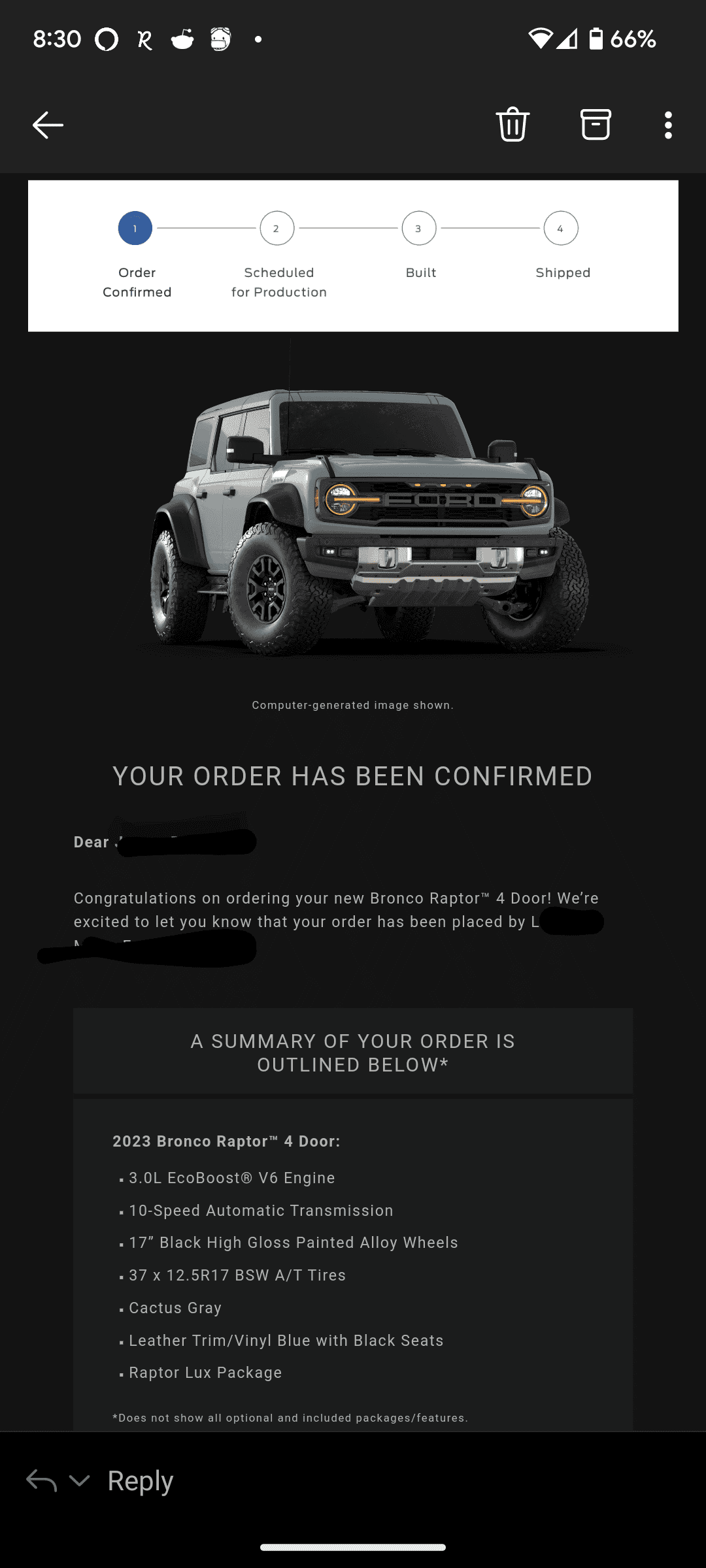 Ford Bronco Ordering update: 2023 Bronco retail order banks still open as of now (3/30 @ 4:30PM ET) inbound8445805399279516615