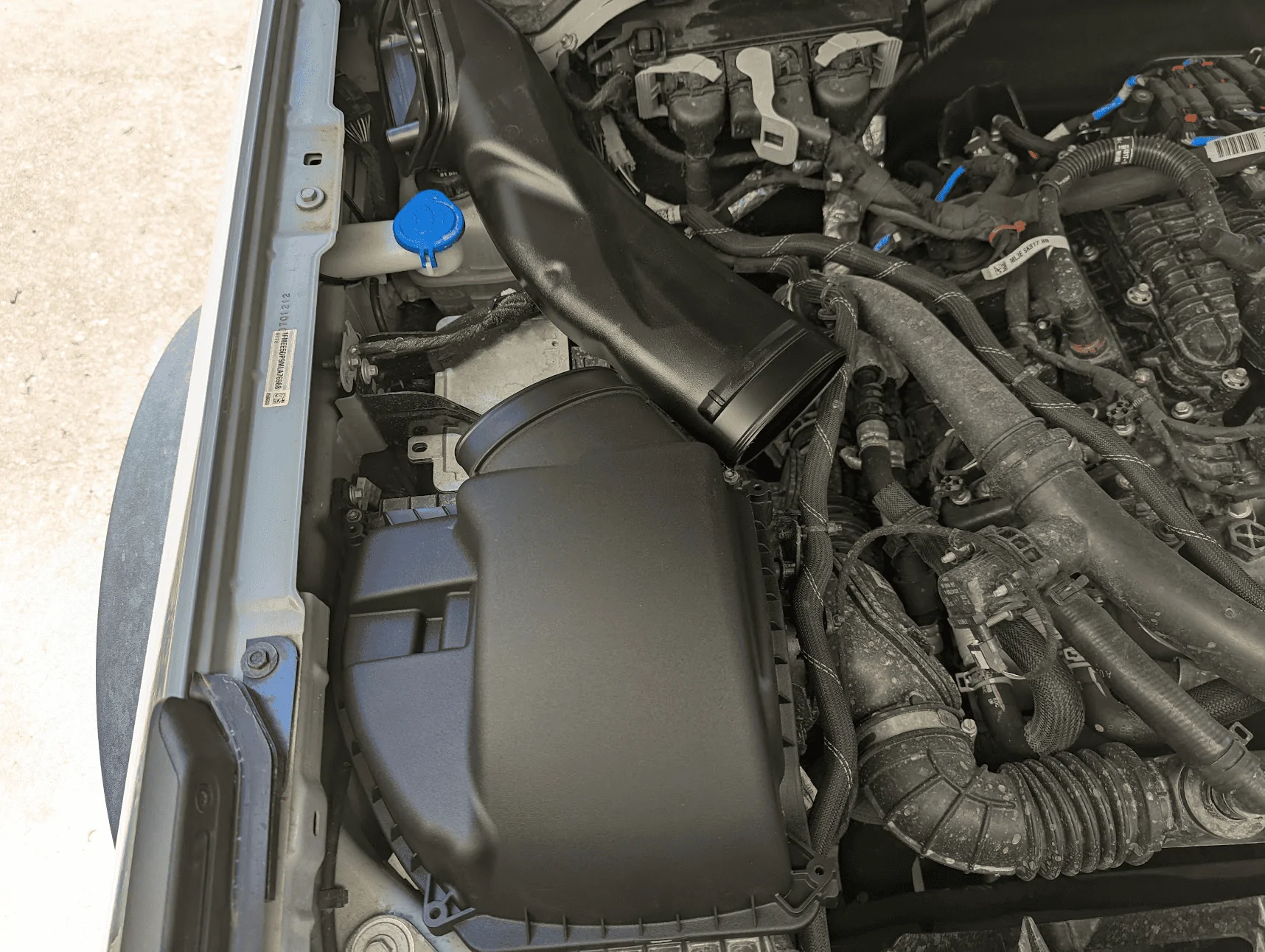 Ford Bronco Everglades Snorkel Installed on 2.7L Badlands Bronco [Update: Completed + Water Flow Test Video] 1680279019504