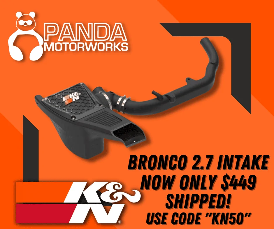 Ford Bronco K&N Intake Special! - 2.7L Bronco 1 (1)