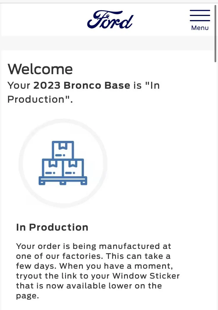 Ford Bronco Bronco Build Week 4/10/2023 2FD2C4C5-C221-456C-B526-E5CC6E473239