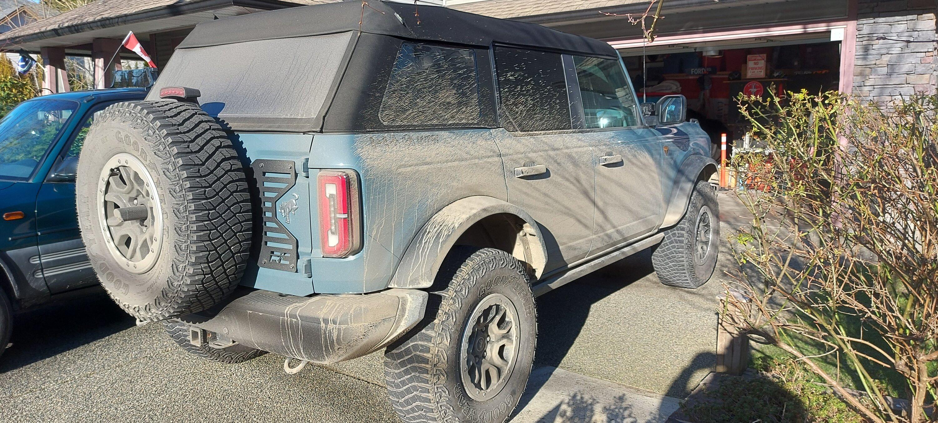 Ford Bronco Everglades Snorkel Installed on 2.7L Badlands Bronco [Update: Completed + Water Flow Test Video] 20230327_173812