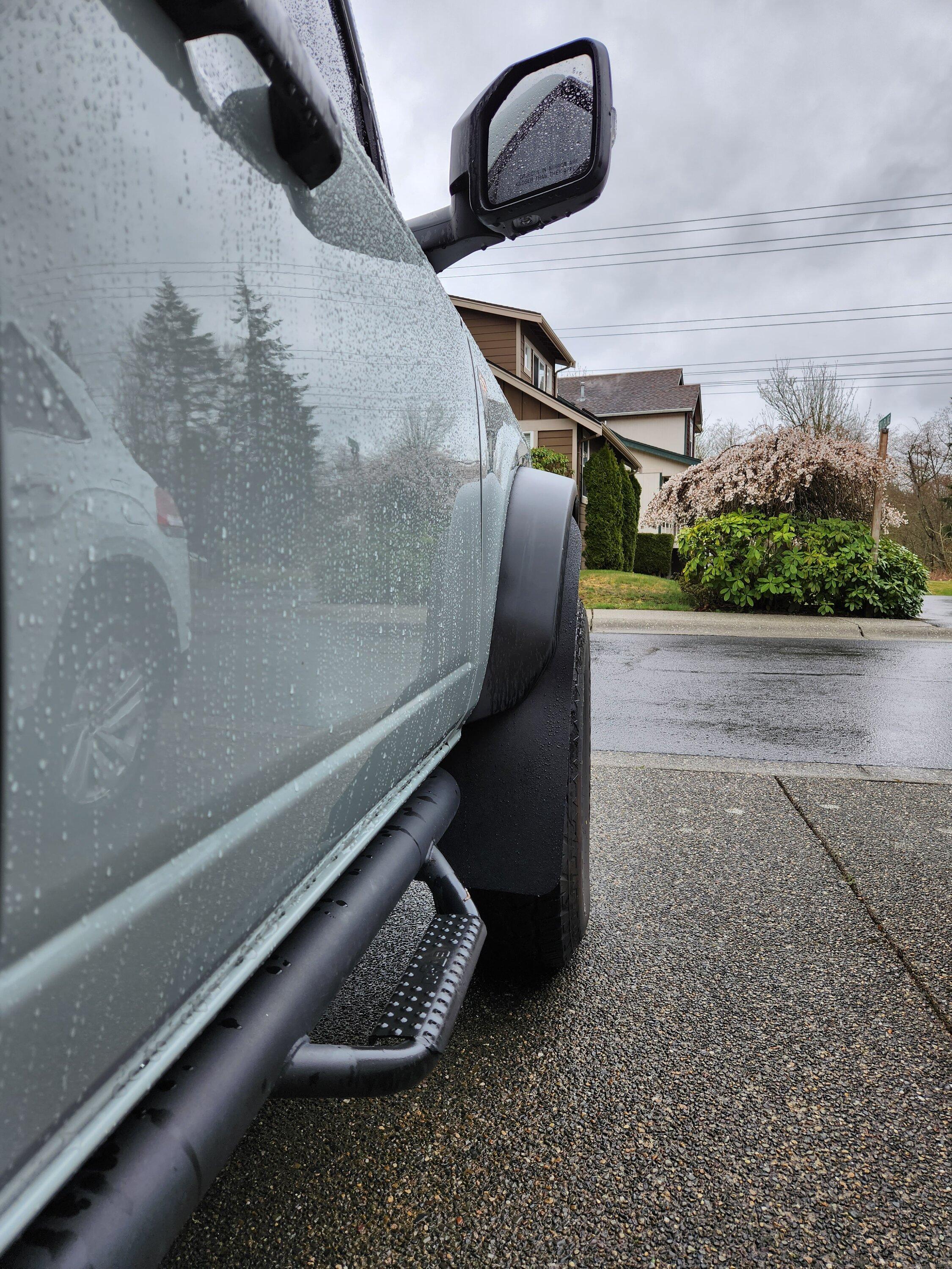 Ford Bronco Anyone Running Just Front Mud Flaps? 20230331_173055