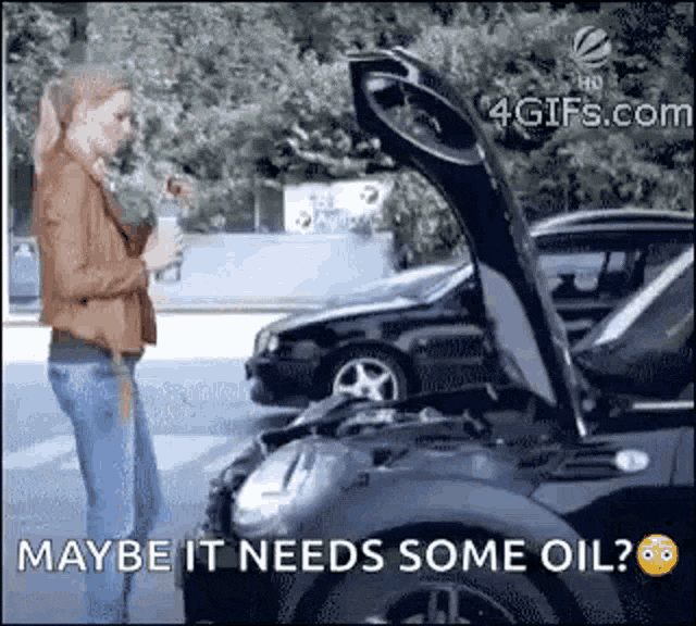Ford Bronco First time doing oil, overflowing? car-problem-oil