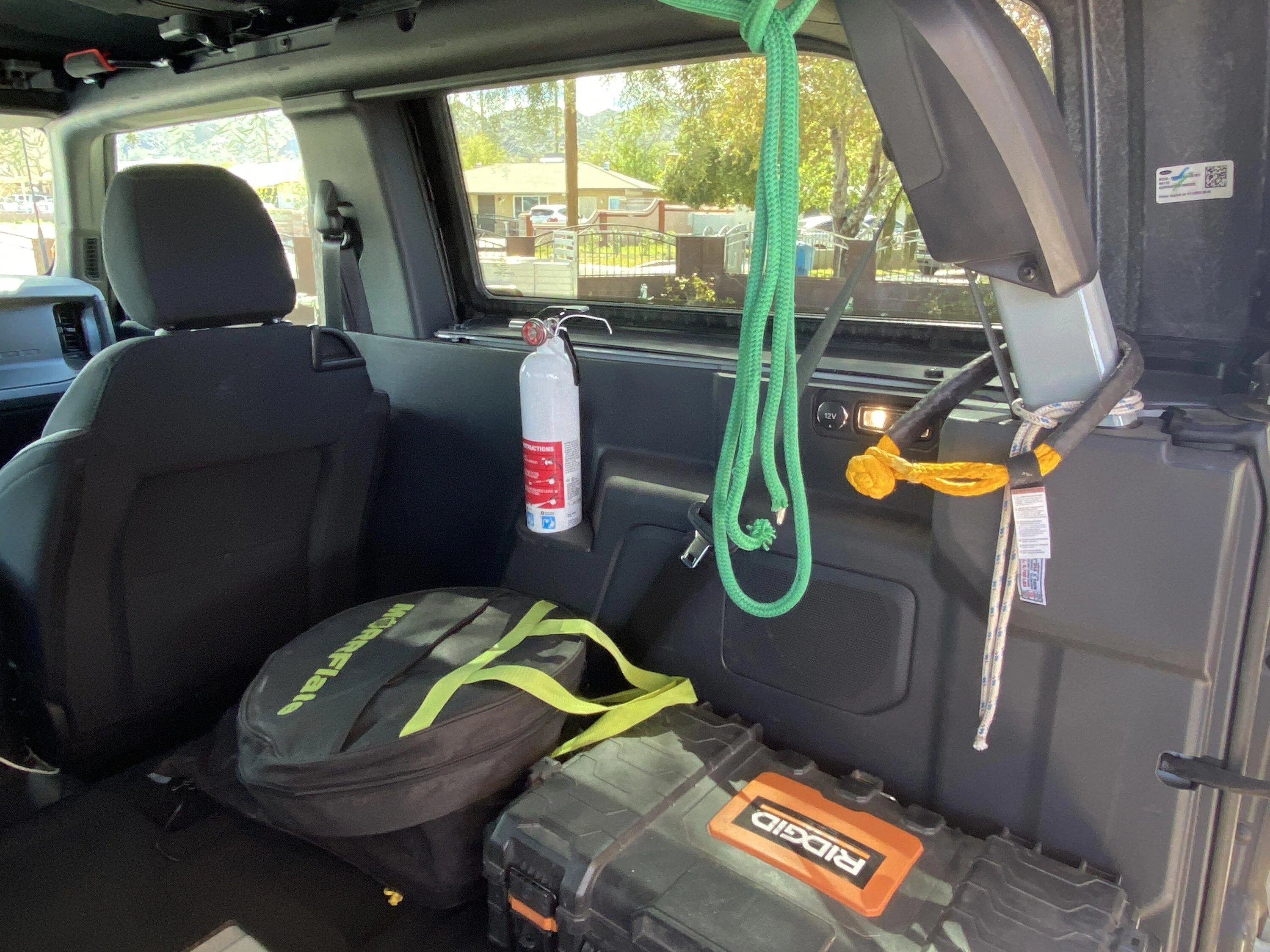 Ford Bronco Perfect Fire Extinguisher Holder IMG_6444