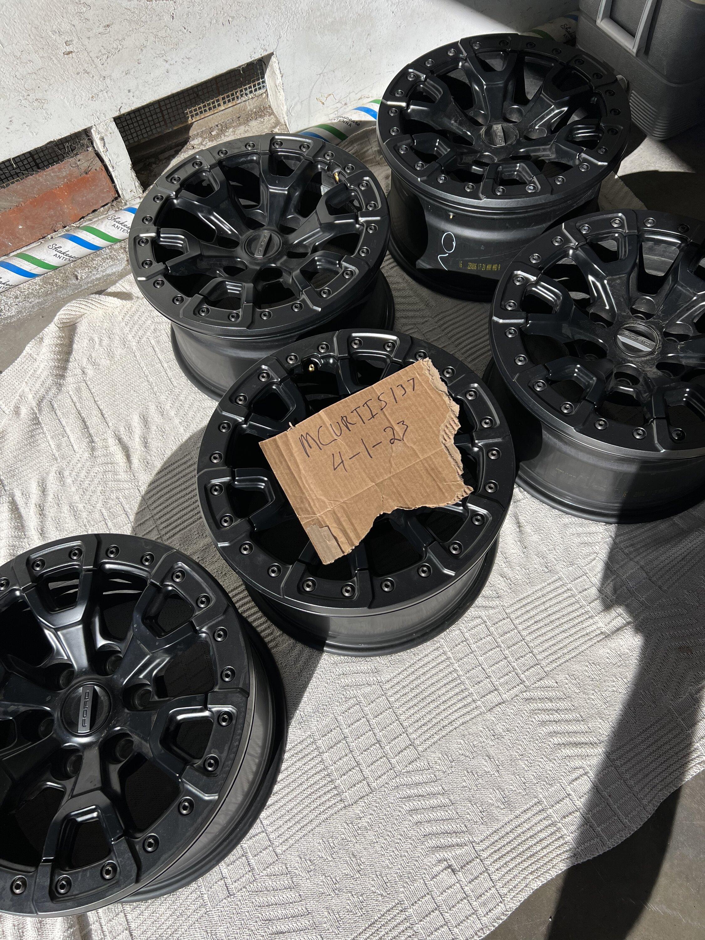 Ford Bronco OEM Raptor Beadlock Capable Rims $1900 534CA0A6-7610-4FC9-9972-0B8884DC019E