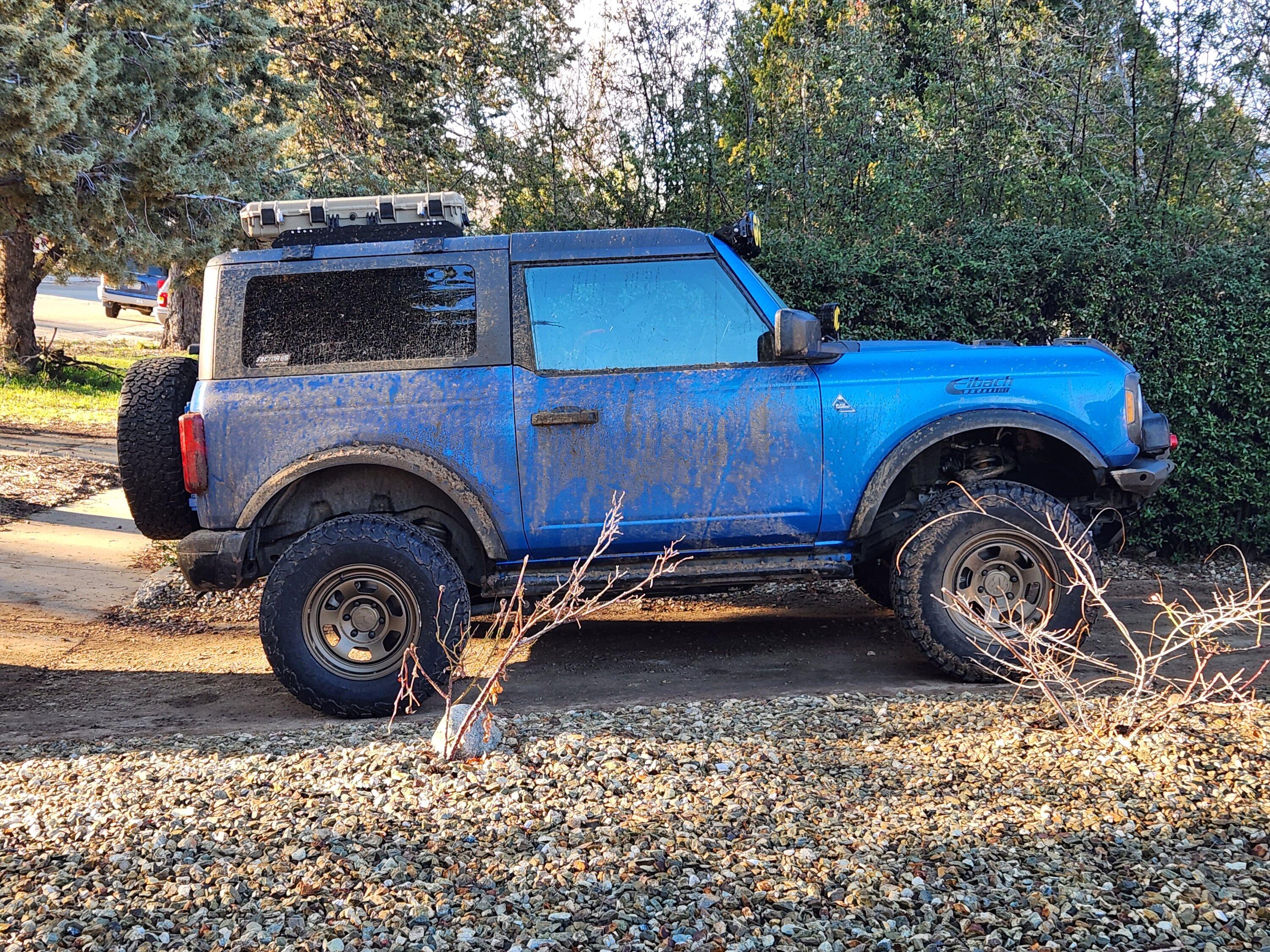 Ford Bronco Long term reviews on Eibach Stage 1 and Stage 2 lift kits and my recommendations 20230312_074427