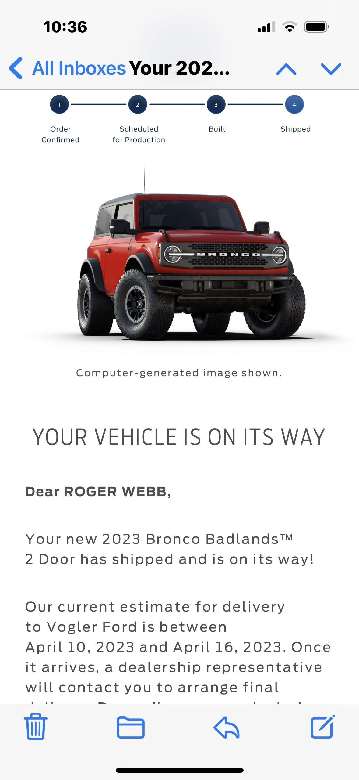 Ford Bronco 110 Thursdays and counting D9BB6B0F-F9CE-40A6-B402-0B679019408D
